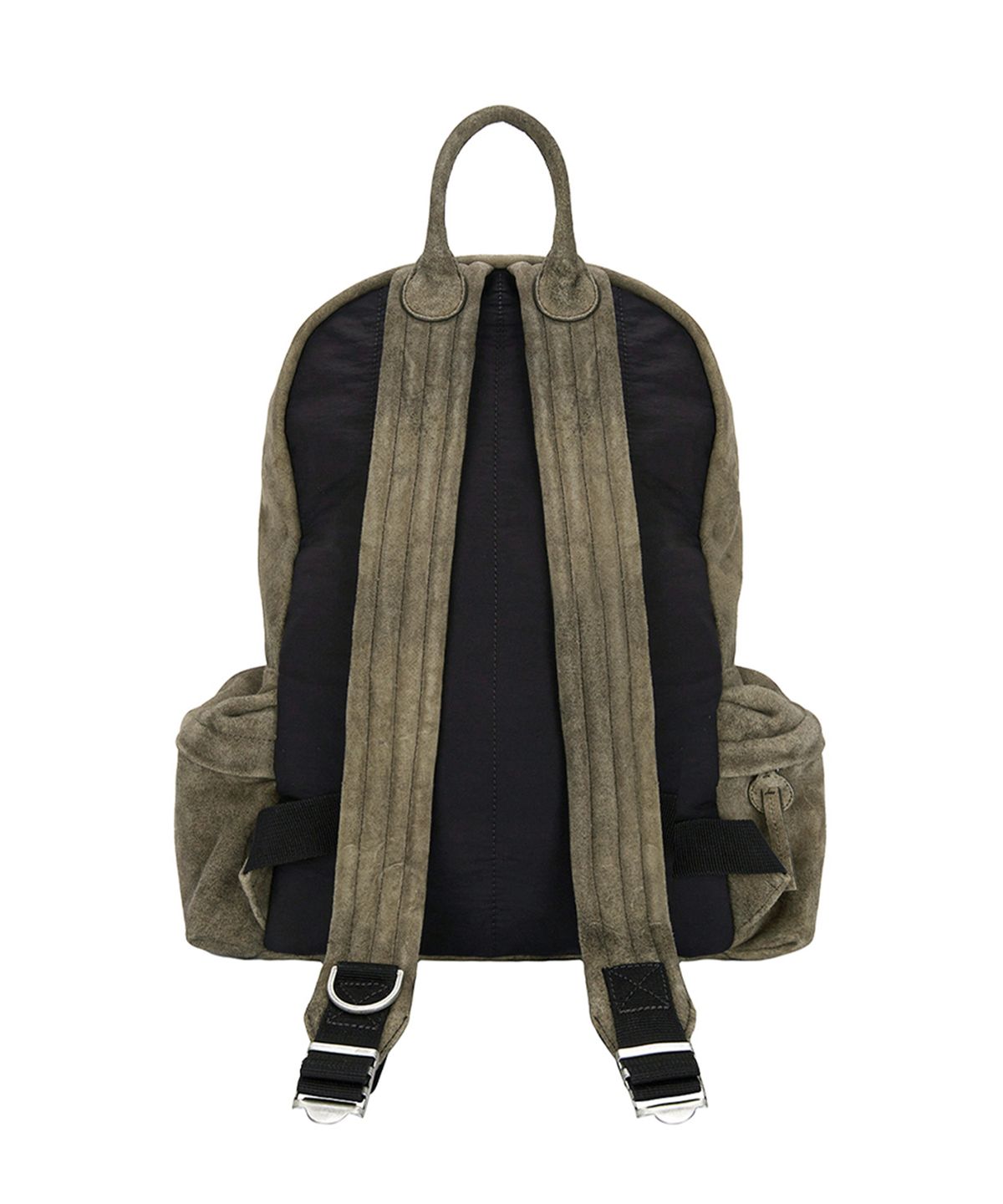 마지셔우드(MARGESHERWOOD) 3 POCKET BACKPACK_dusty beige suede