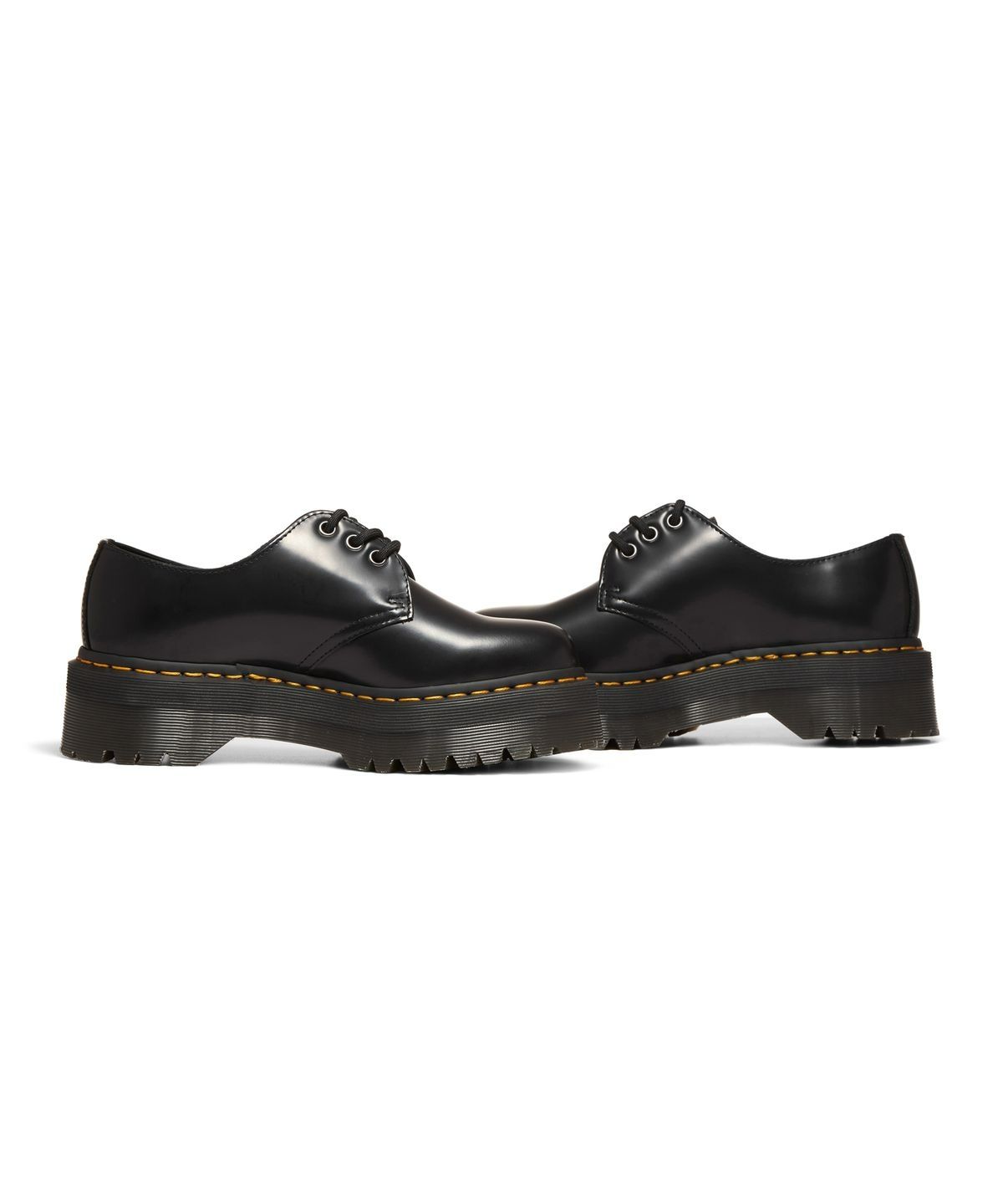 닥터마틴(DR.MARTENS) 1461 쿼드 블랙 폴리시드 스무스 / 25567001