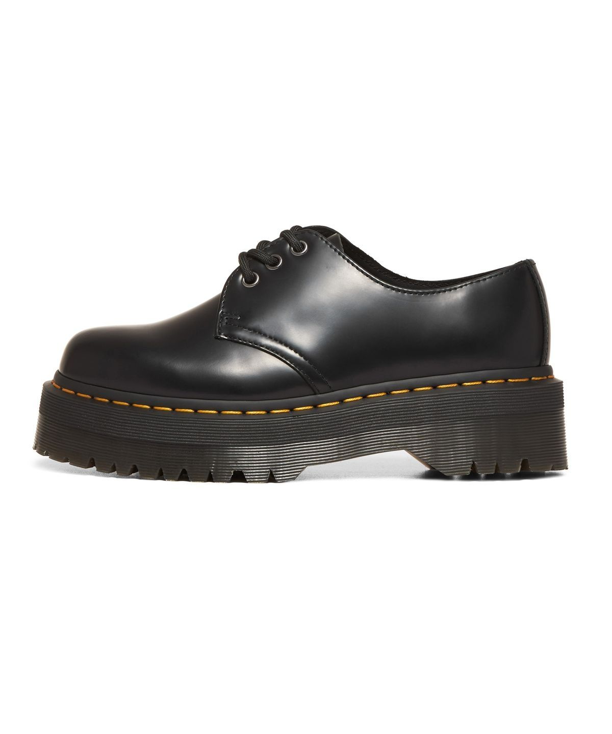 닥터마틴(DR.MARTENS) 1461 쿼드 블랙 폴리시드 스무스 / 25567001