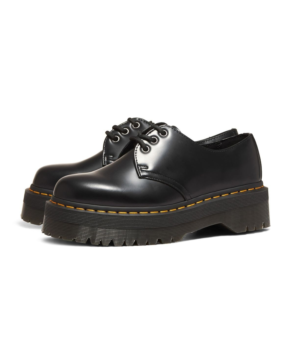 닥터마틴(DR.MARTENS) 1461 쿼드 블랙 폴리시드 스무스 / 25567001