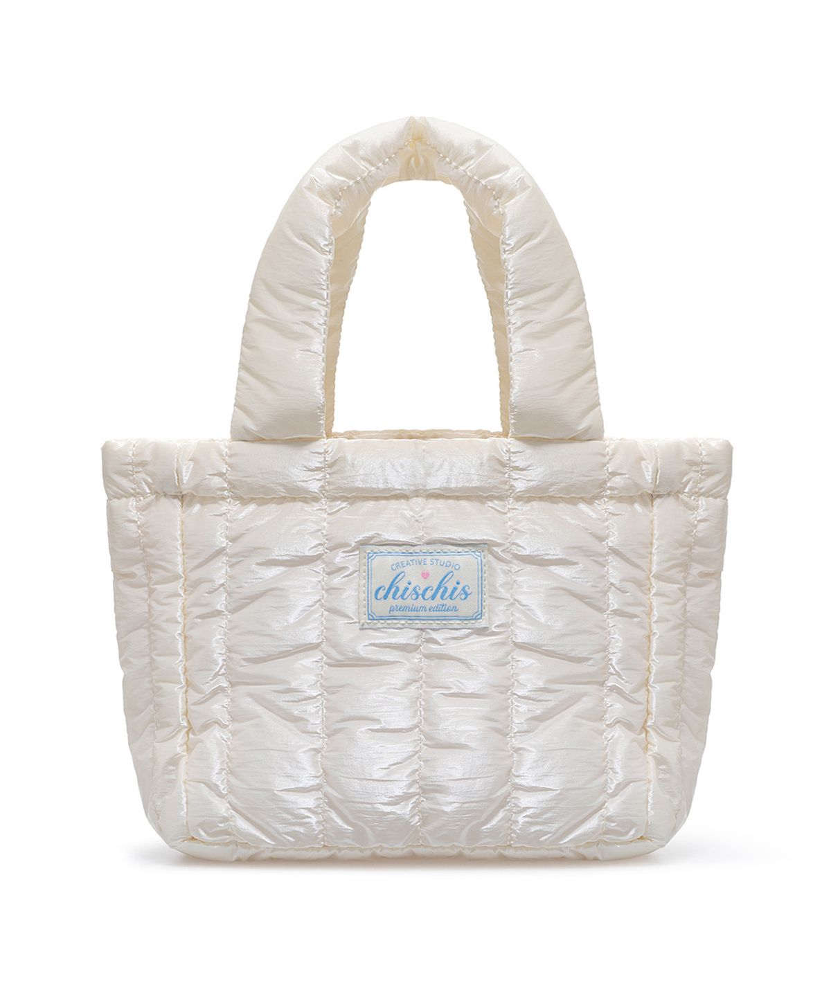 치스치스(CHISCHIS) CHISCHIS PADDING BAG - WHITE