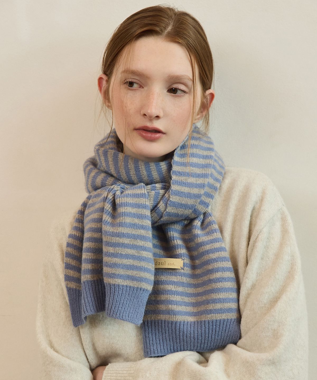 어다울(ADAUL) Minor stripe long muffler - 7color