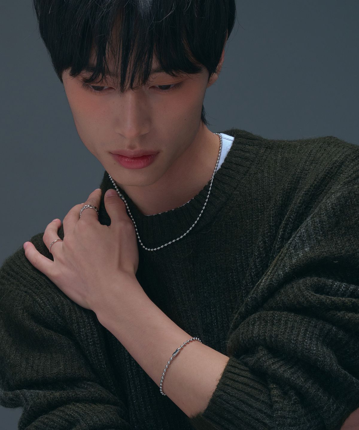 로맨티누어(ROMANTINUER) SN.175 Small Ball Chain Necklace