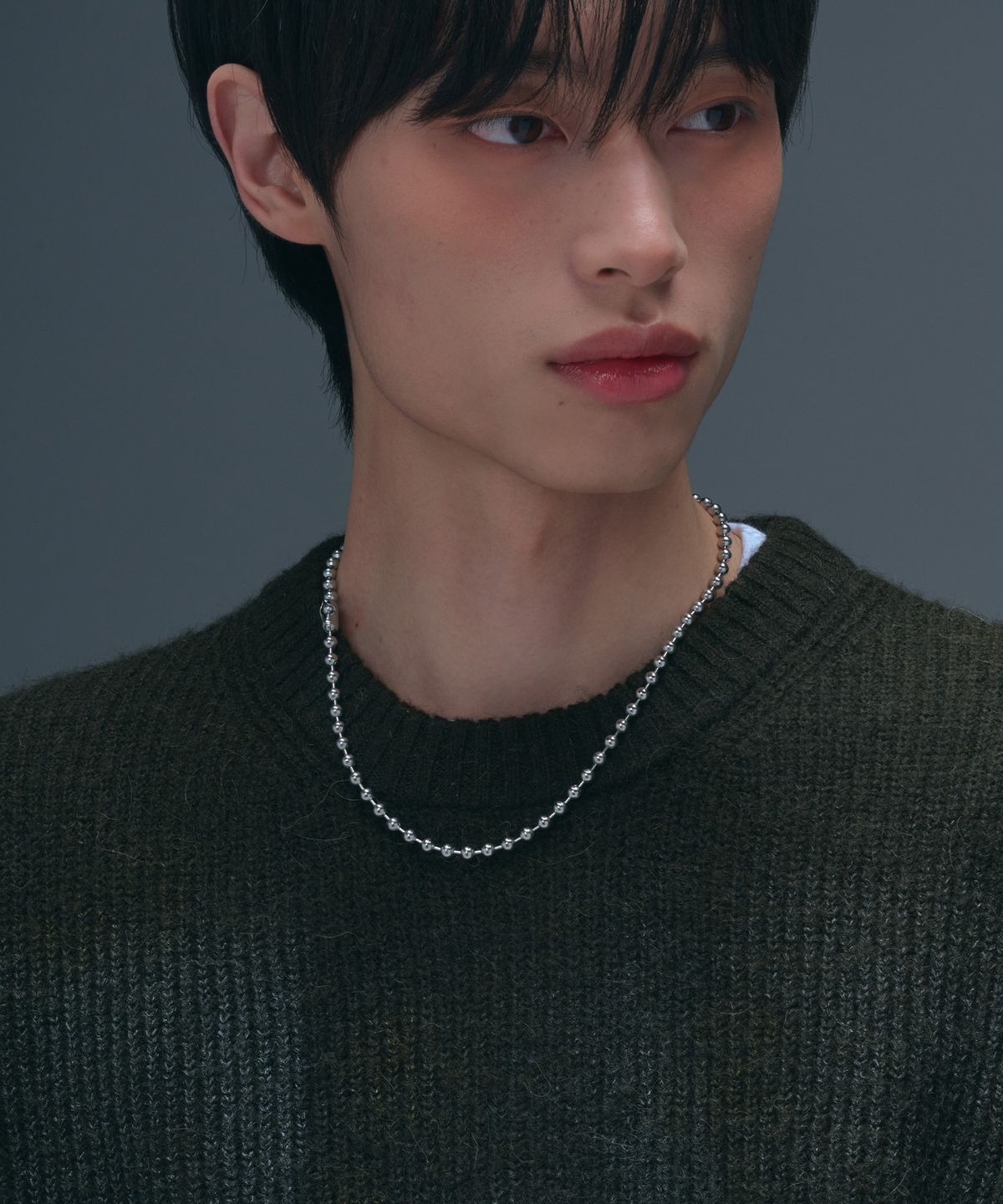 로맨티누어(ROMANTINUER) SN.176 Medium Ball Chain Necklace