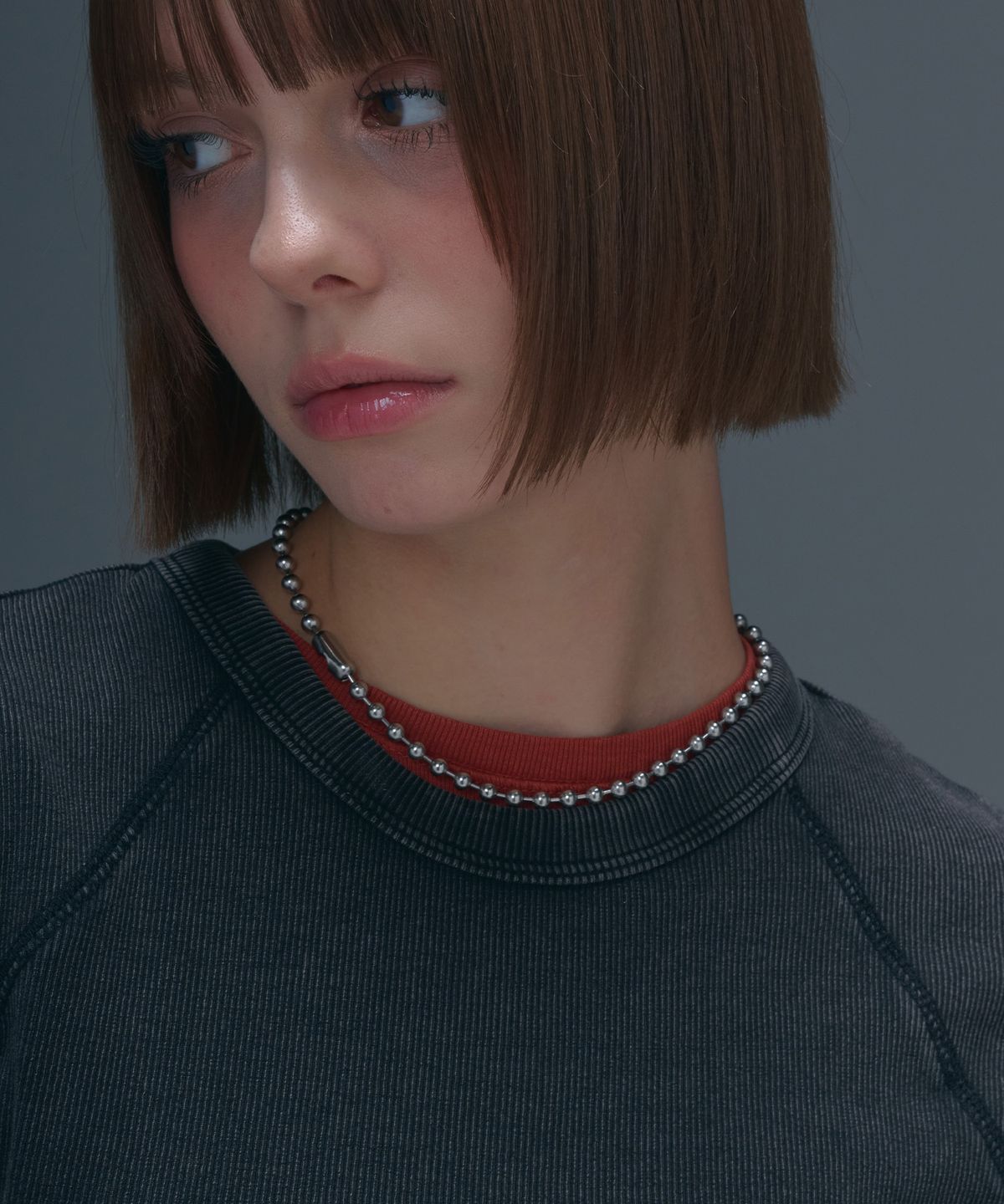 로맨티누어(ROMANTINUER) SN.176 Medium Ball Chain Necklace