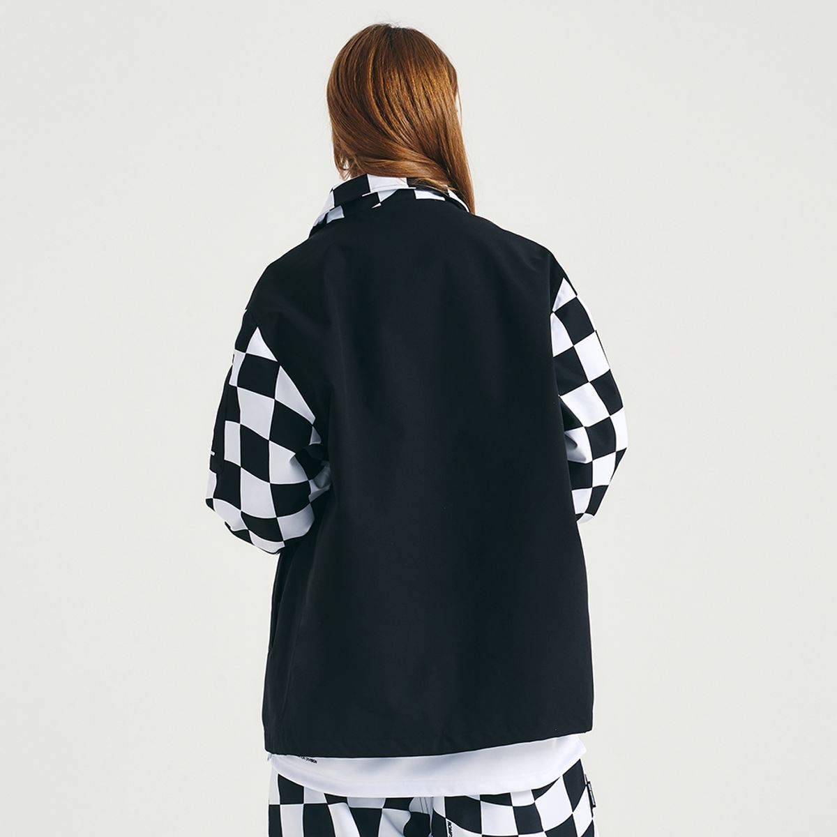 롬프(ROMP) TV COACH JACKET (CHECKERBOARD)