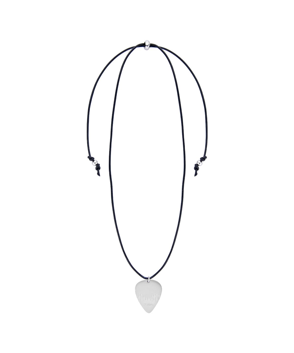 로맨티누어(ROMANTINUER) SN.179 Pick Pendant Leather Necklace