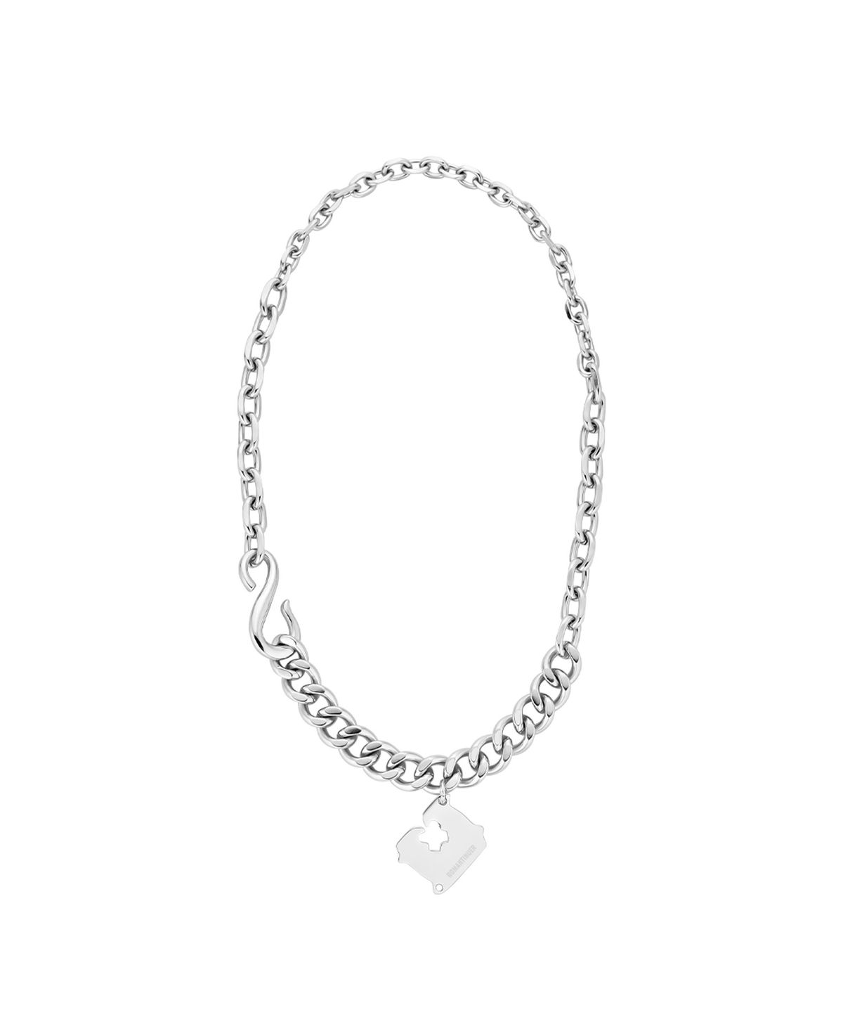 로맨티누어(ROMANTINUER) SN.182 Bread Clip Curb Chain Necklace