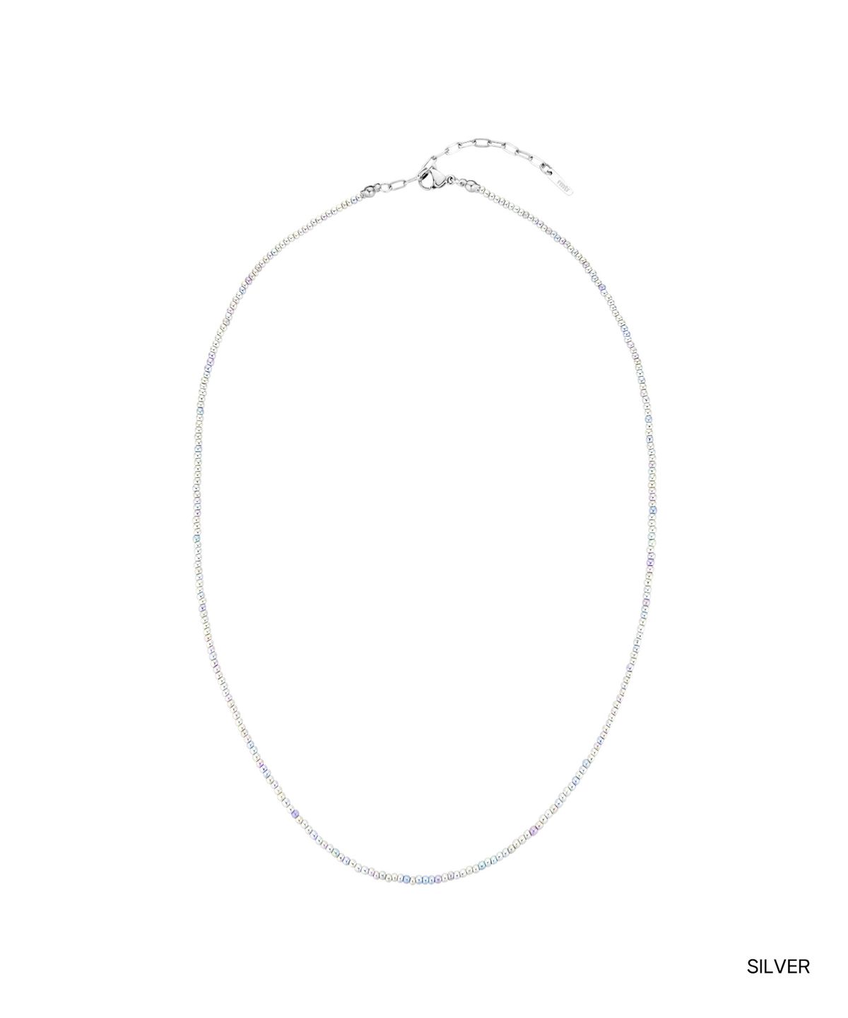 로맨티누어(ROMANTINUER) [1+1] Color Beads Necklace (8 colors)