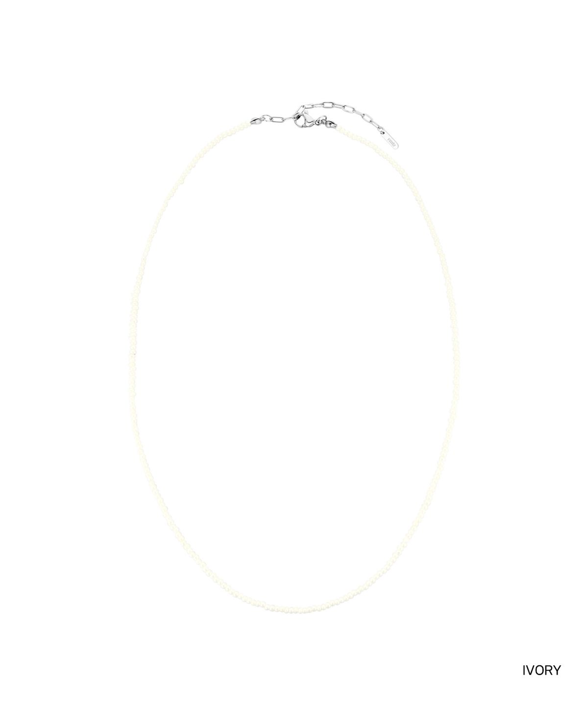 로맨티누어(ROMANTINUER) [1+1] Color Beads Necklace (8 colors)