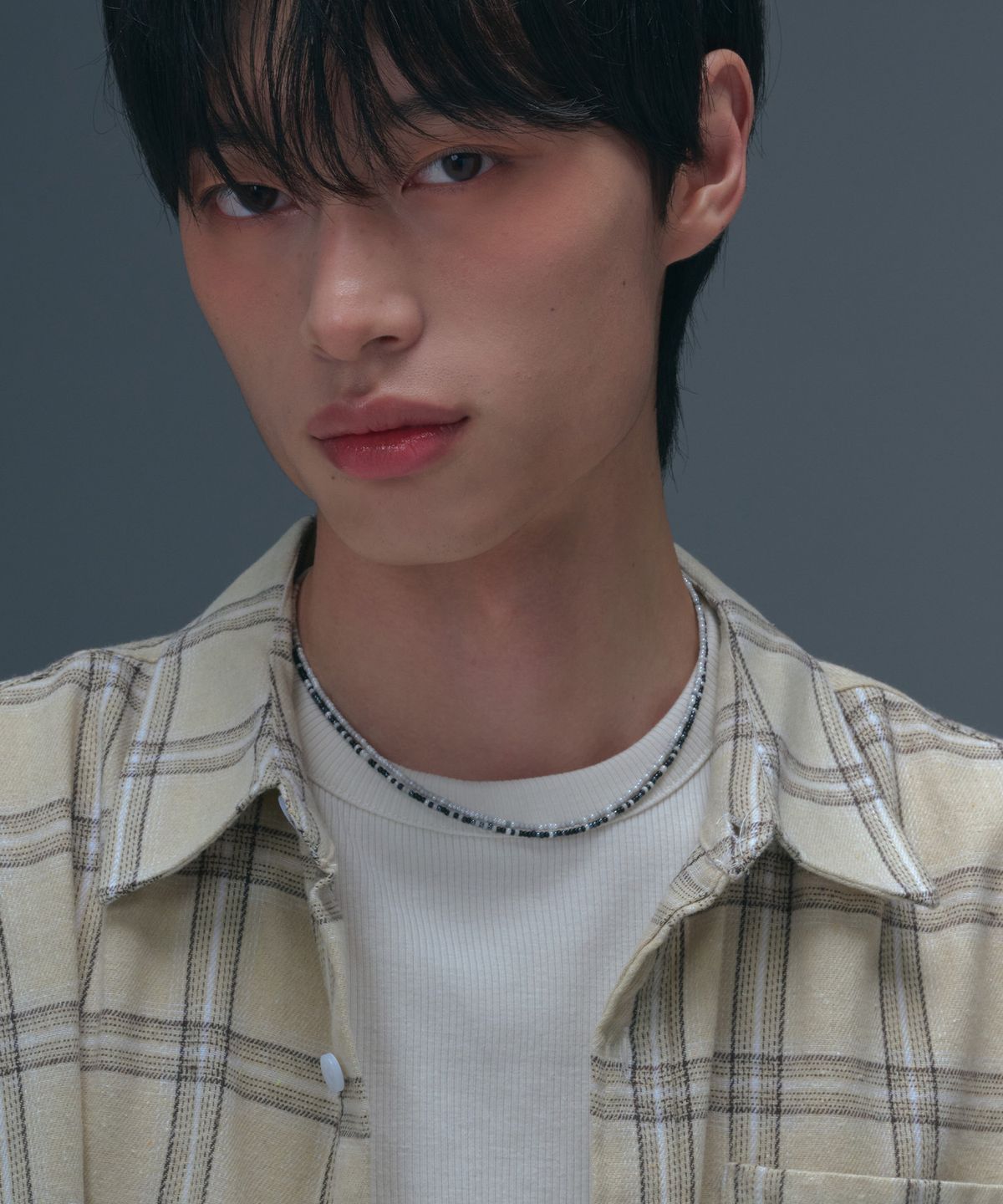 로맨티누어(ROMANTINUER) [1+1] Color Beads Necklace (8 colors)
