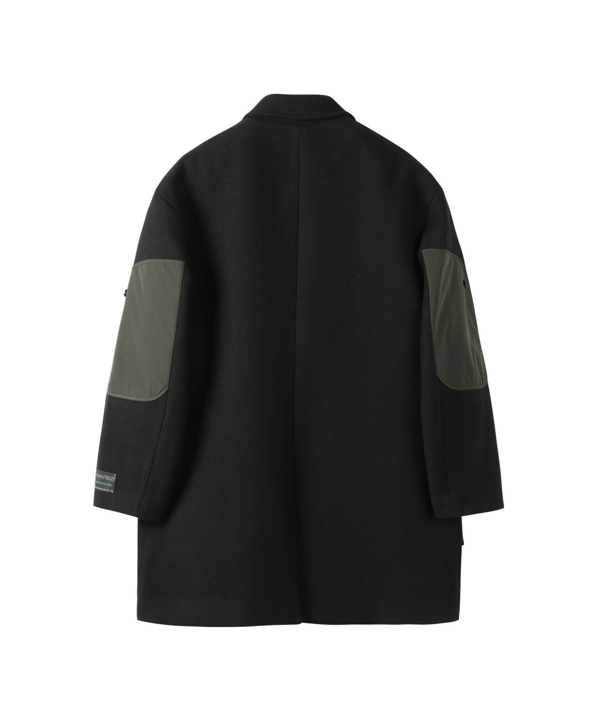 래코드(RECODE) Sleeve Patch Cargo Worker Half Coat_RKCAW24609BKX
