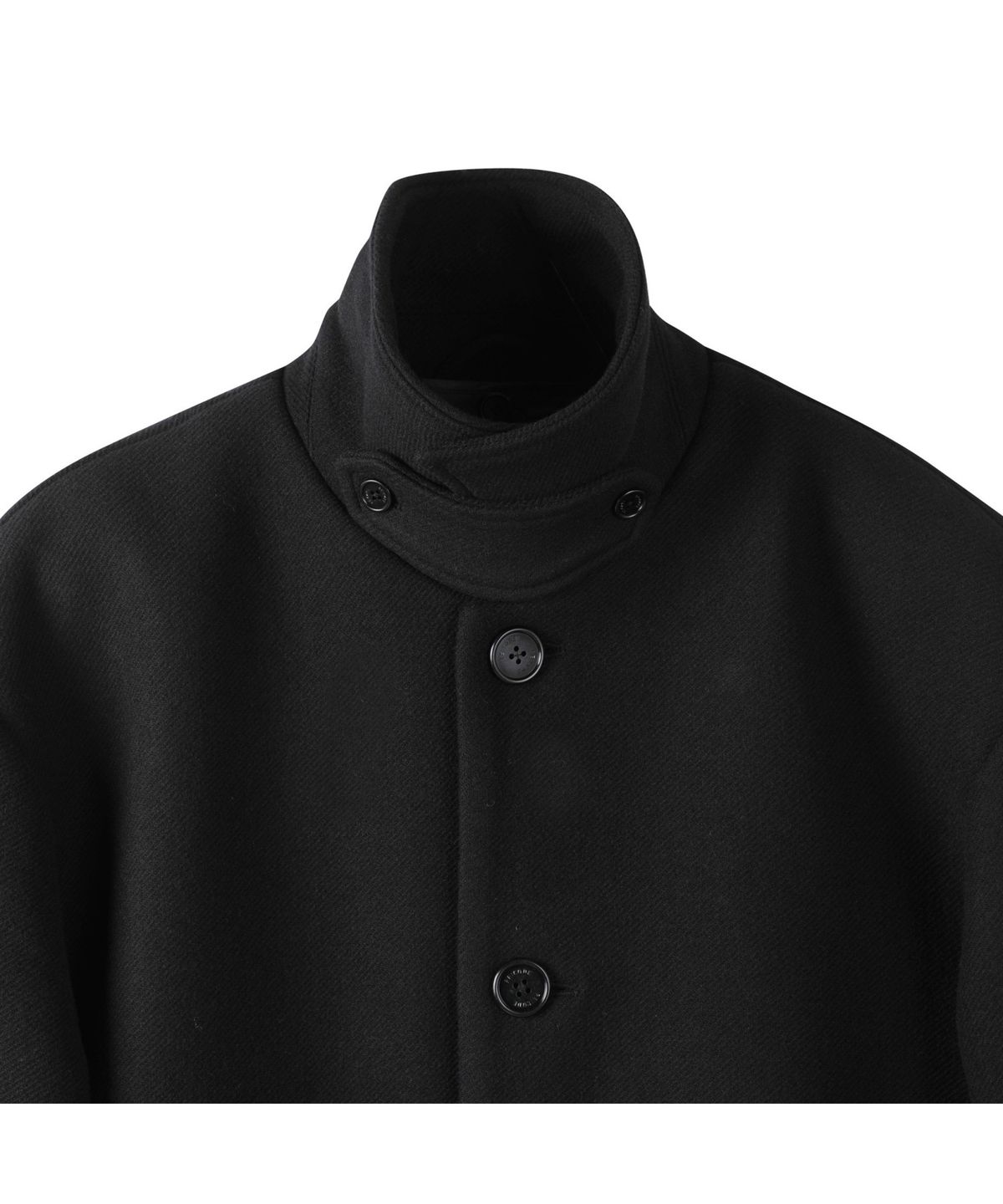 래코드(RECODE) Sleeve Patch Cargo Worker Half Coat_RKCAW24609BKX