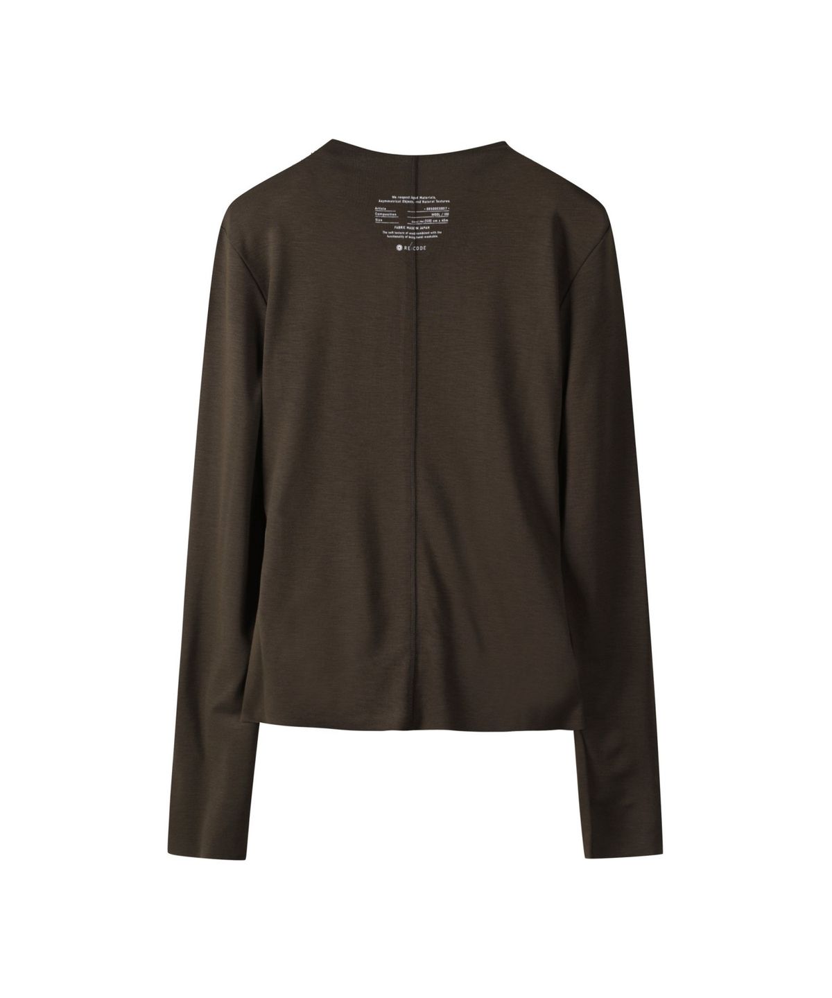 래코드(RECODE) Mock Neck Edge Top_RQTAA24586BRX