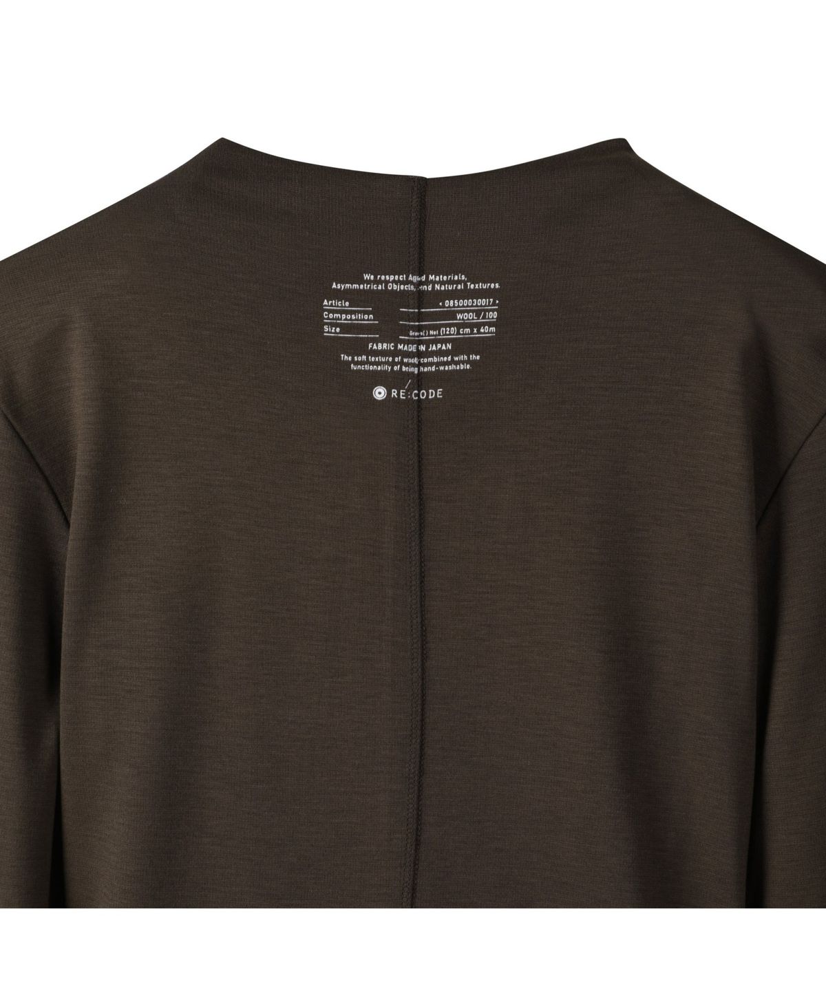 래코드(RECODE) Mock Neck Edge Top_RQTAA24586BRX