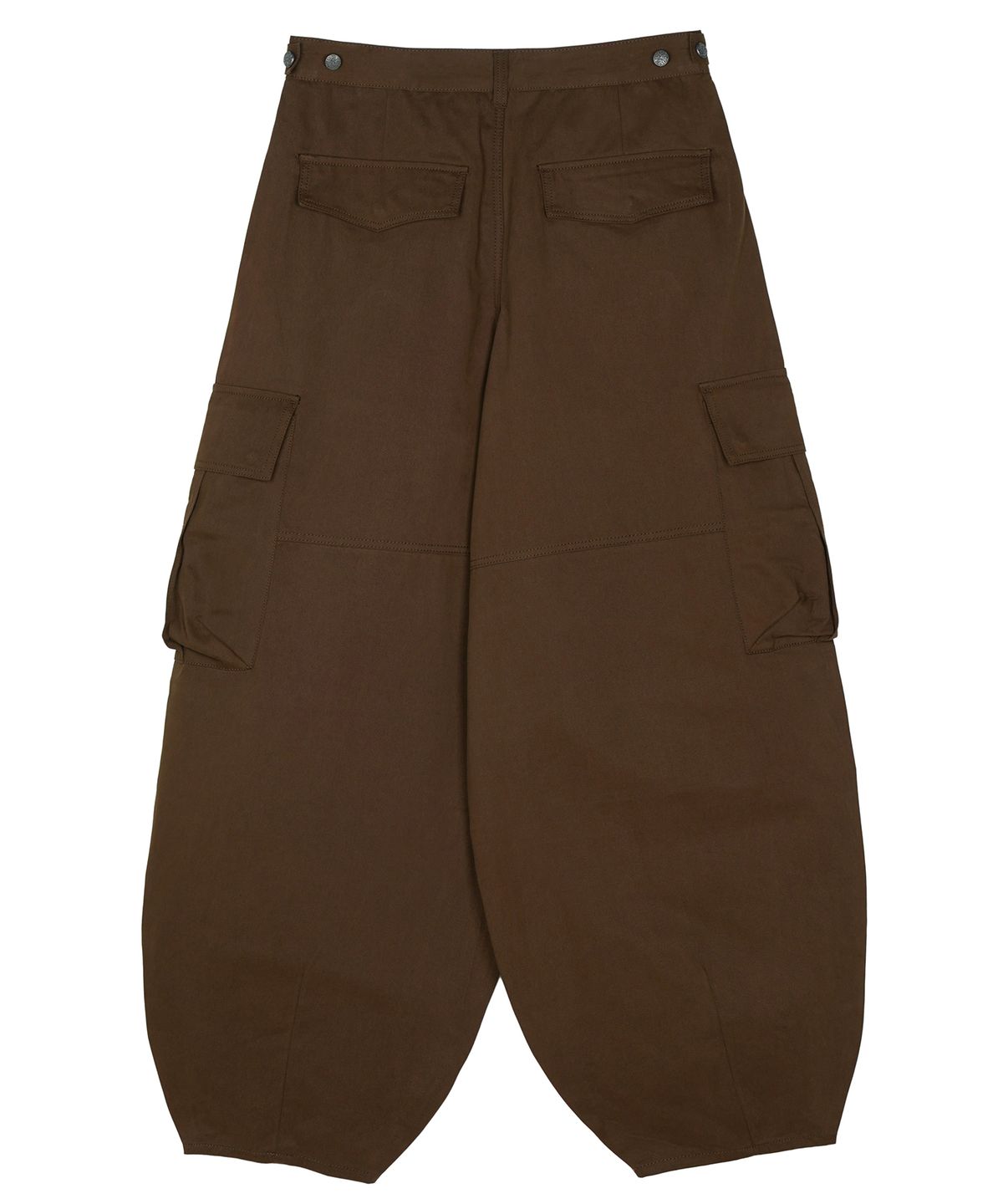 아이돈워너셀(IDWS) Andy Twill Balloon Cargo Pants Brown