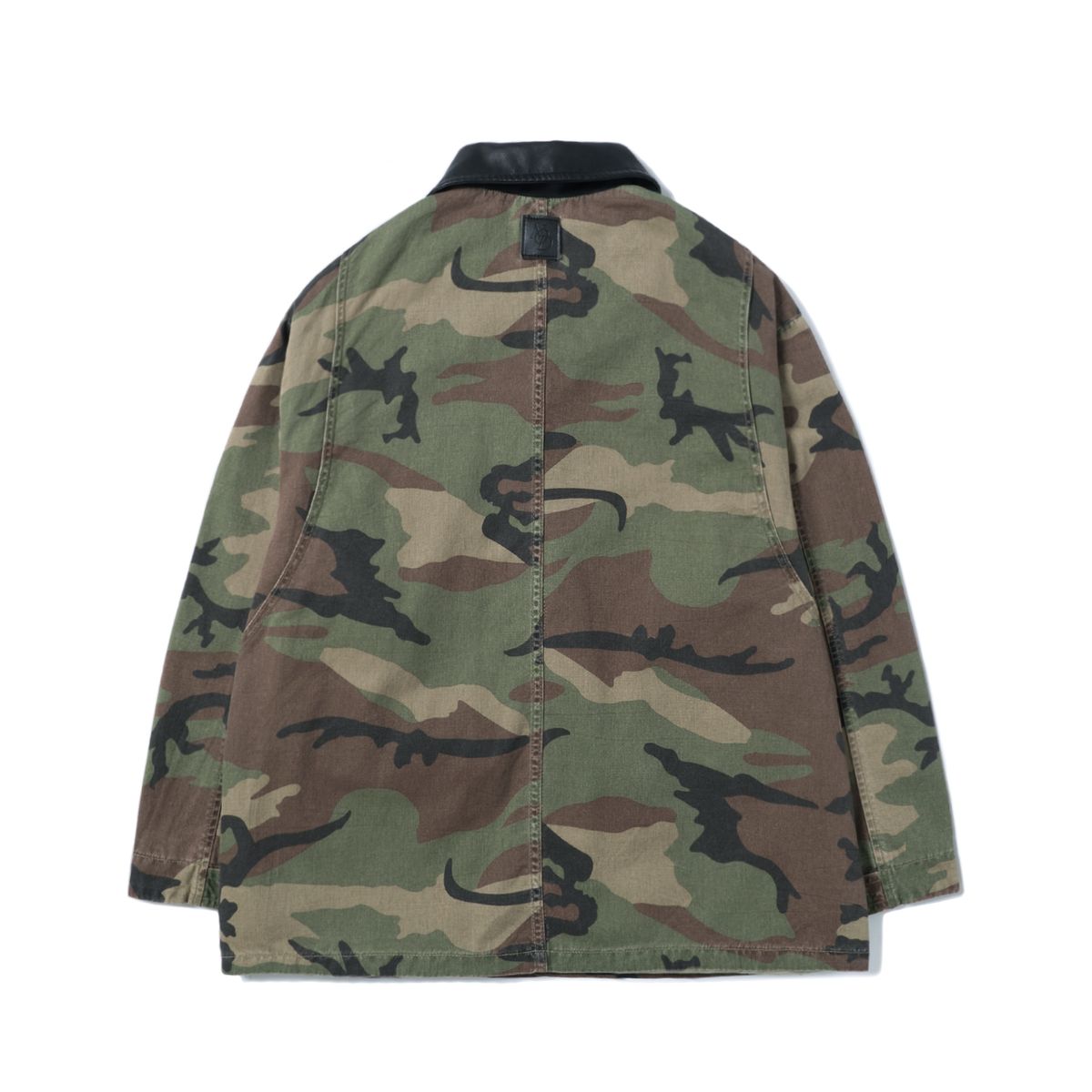 노드(NOD) Leather Collar Vintage jacket (Camo)