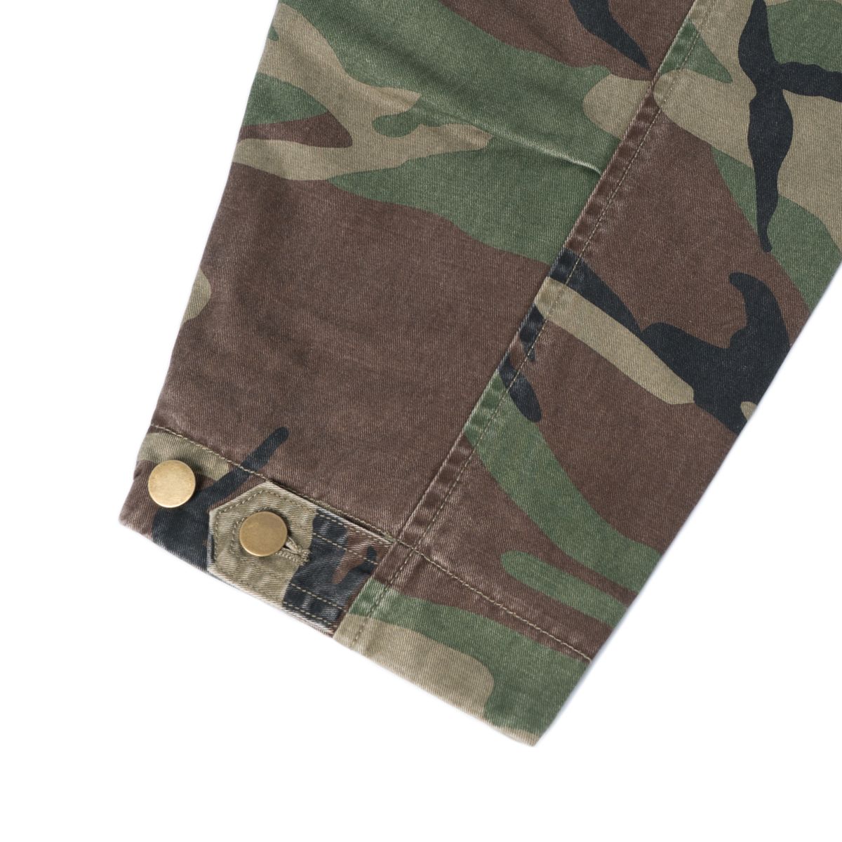 노드(NOD) Leather Collar Vintage jacket (Camo)