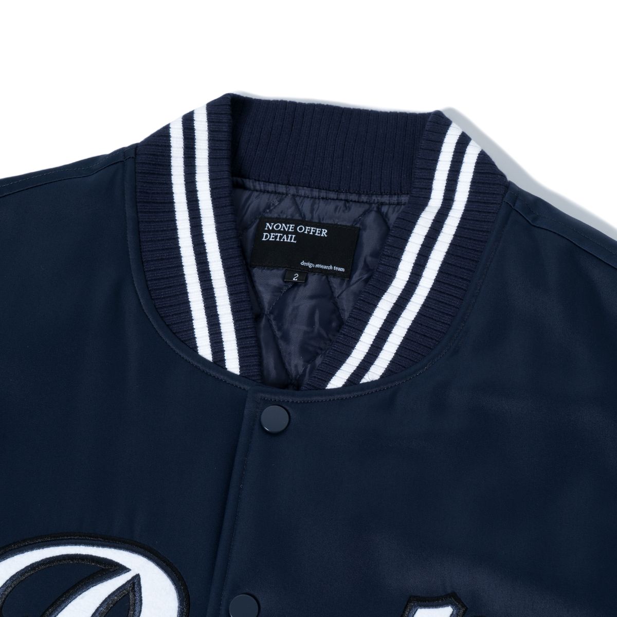 노드(NOD) Baseball team BADS Stadium jacket (Navy)