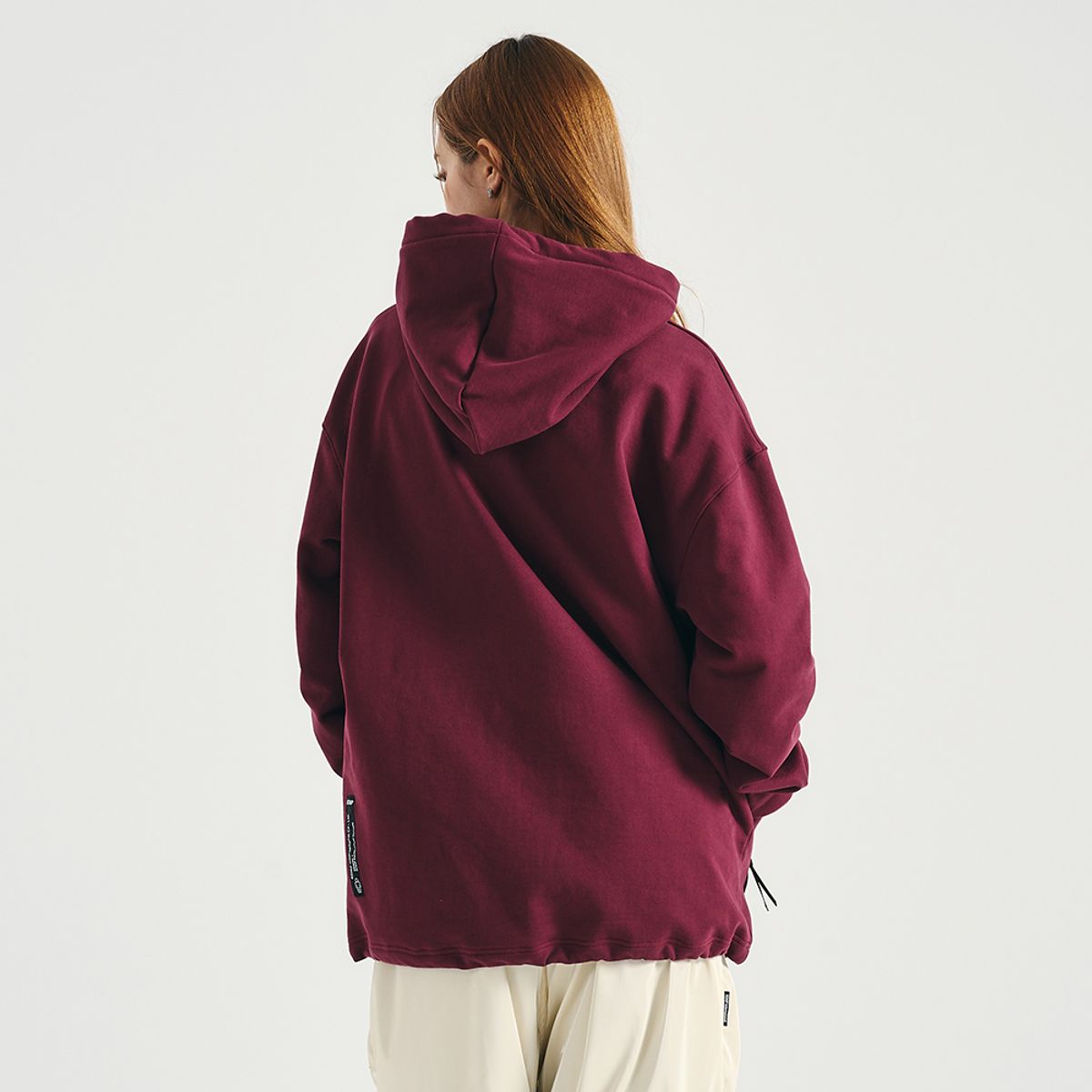 롬프(ROMP) TV STAR HOODIE (BURGUNDY)