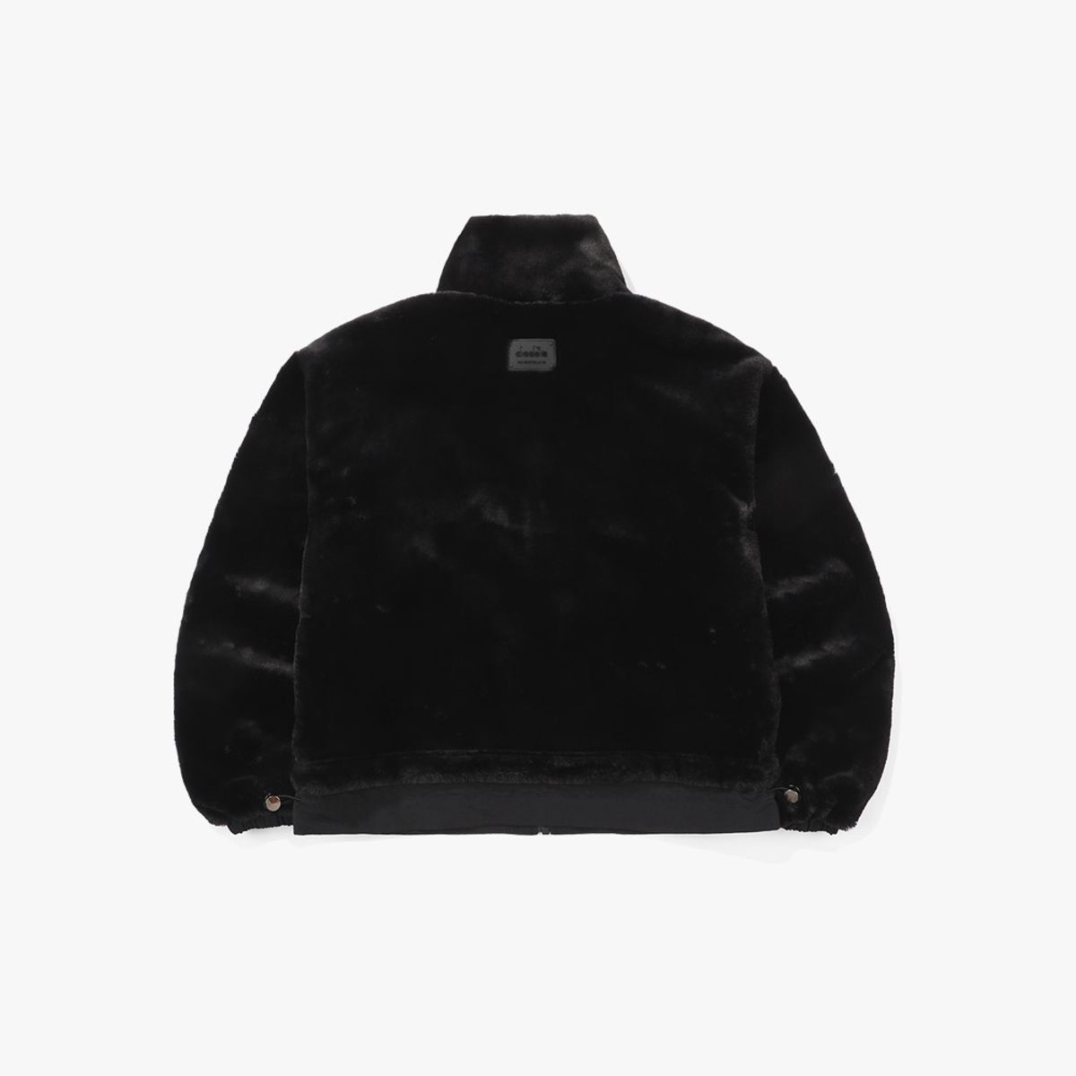 디아도라(diadora) 플러피 플리스 자켓 우먼 BLACK