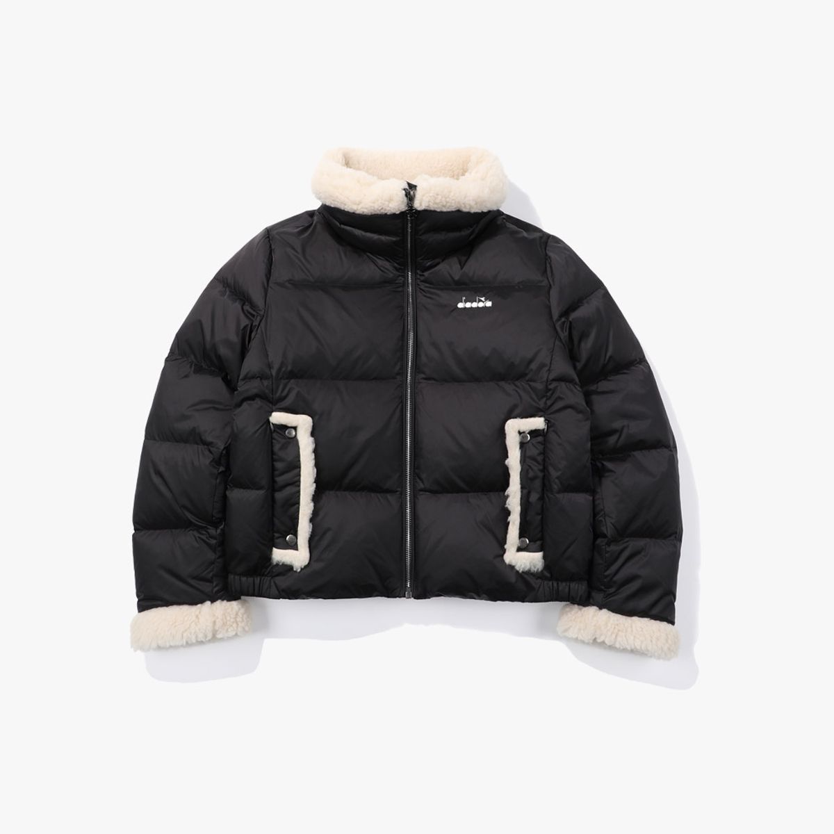 디아도라(diadora) 트렌토 하이브리드 덕다운 자켓 우먼 BLACK