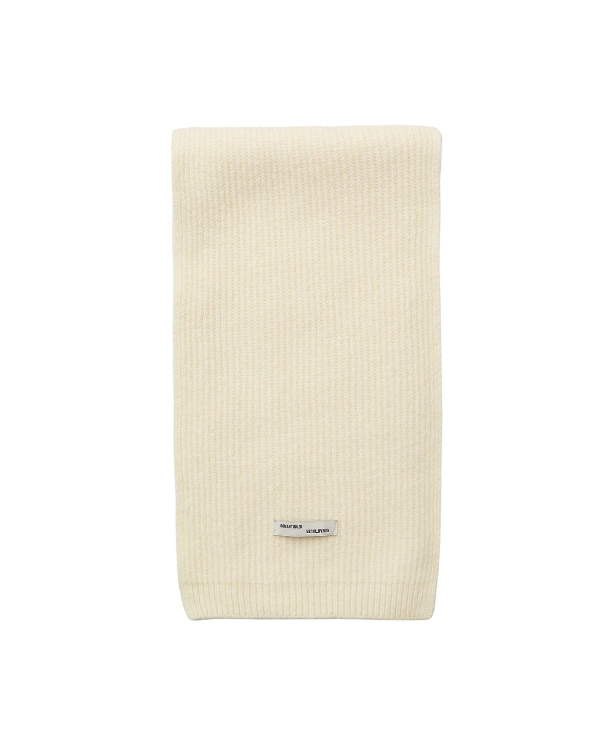 로맨티누어(ROMANTINUER) Classic Wool Touch Muffler (Ivory)
