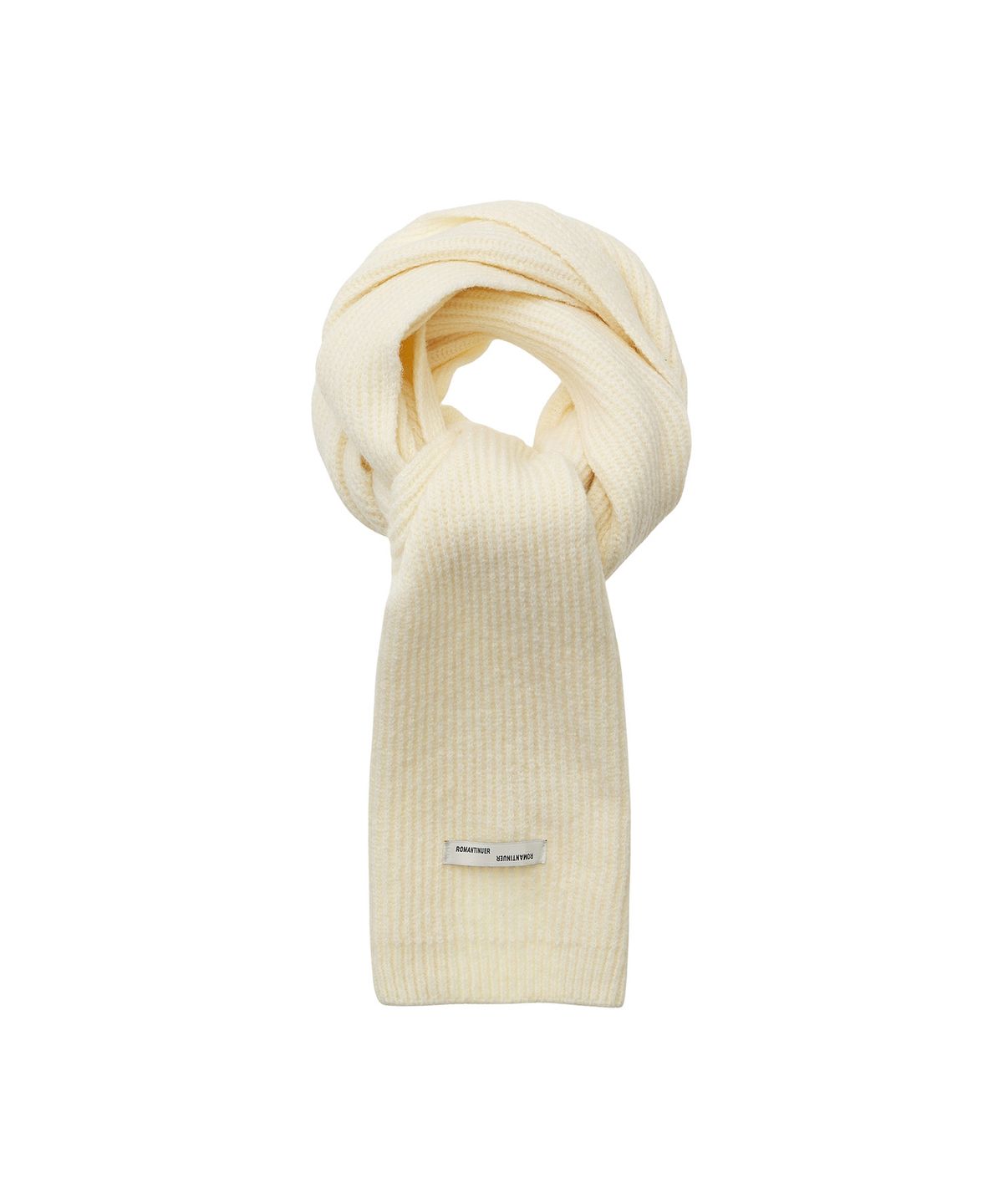 로맨티누어(ROMANTINUER) Classic Wool Touch Muffler (Ivory)
