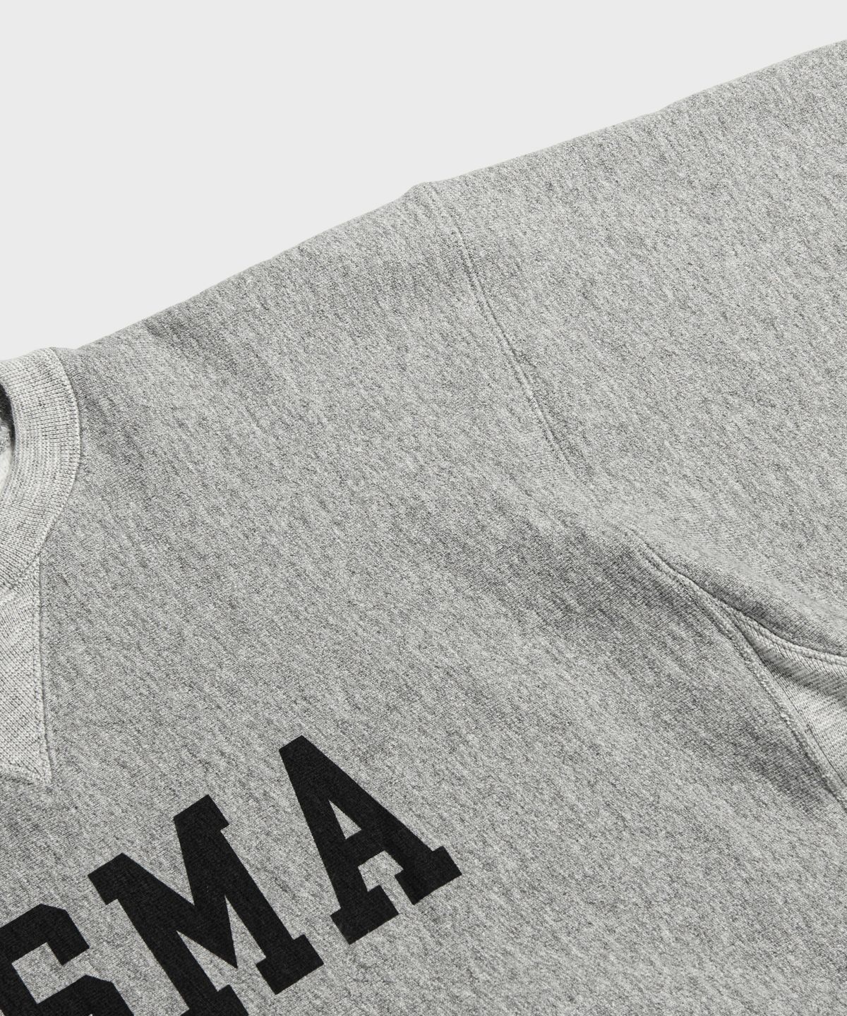 브론슨(BRONSON) USMA Reverse Weave Pullover Sweatshirt Grey