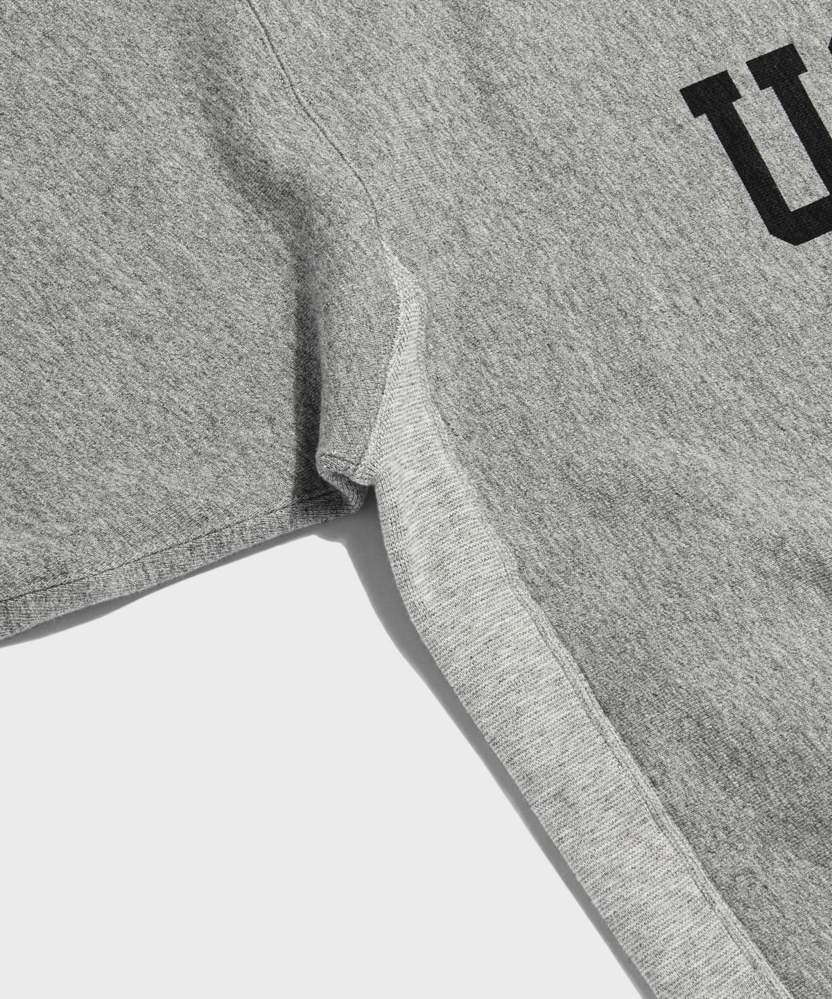브론슨(BRONSON) USMA Reverse Weave Pullover Sweatshirt Grey