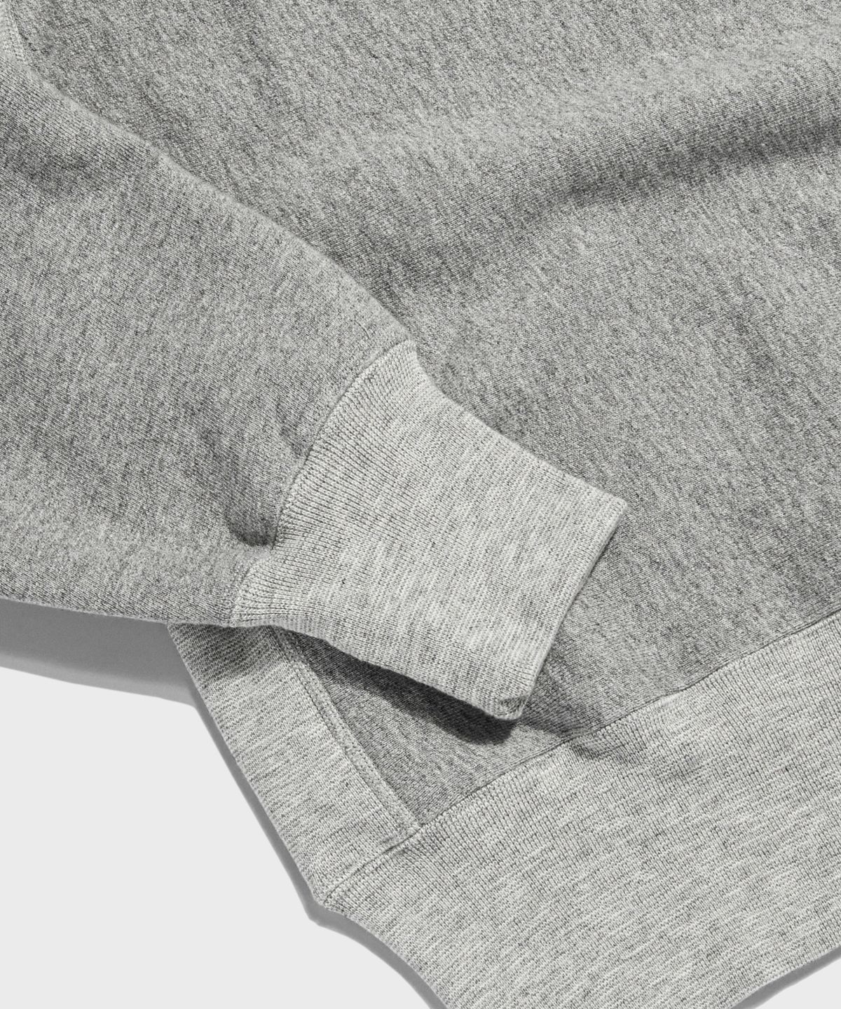 브론슨(BRONSON) USMA Reverse Weave Pullover Sweatshirt Grey