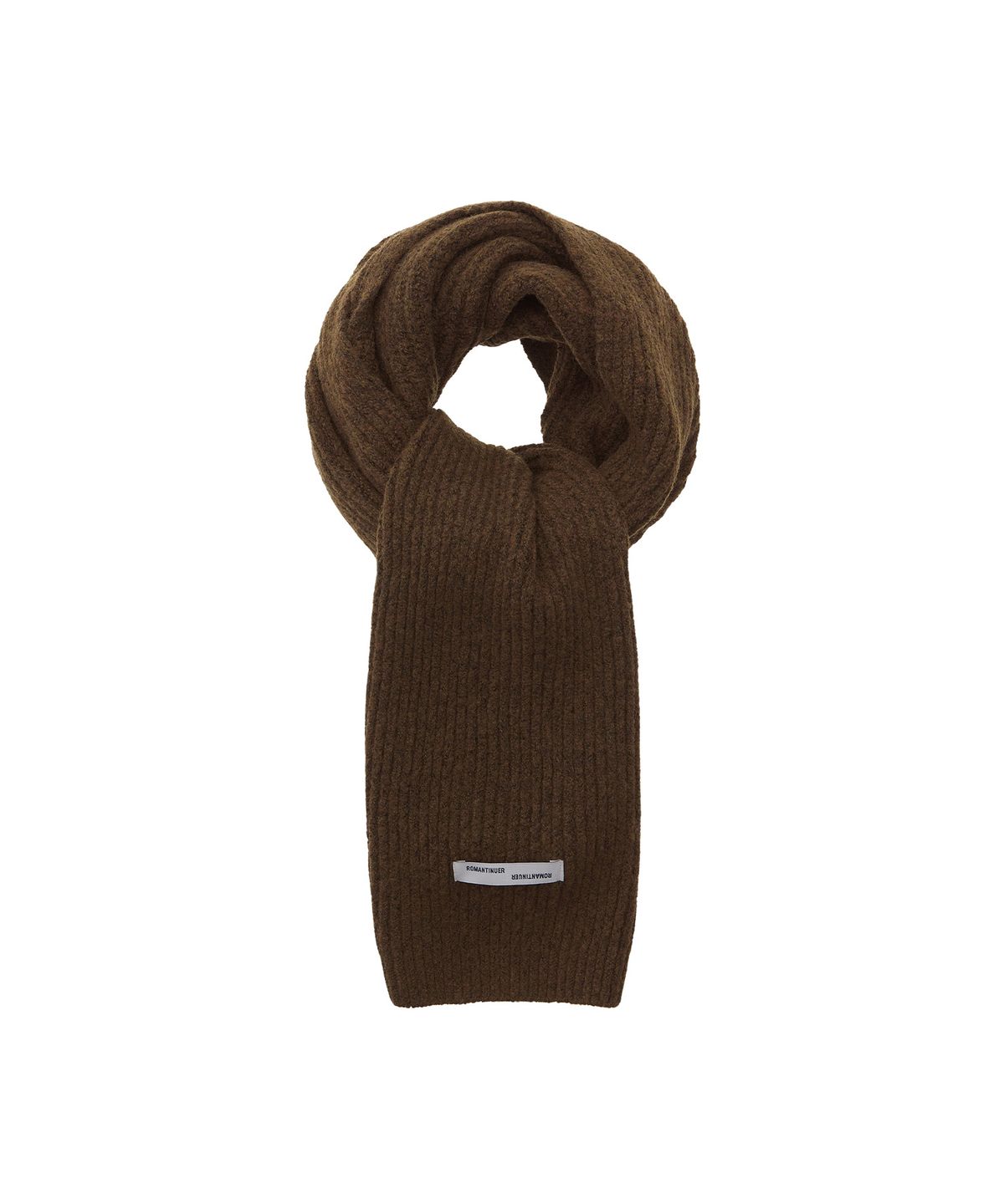 로맨티누어(ROMANTINUER) Classic Wool Touch Muffler (Brown)