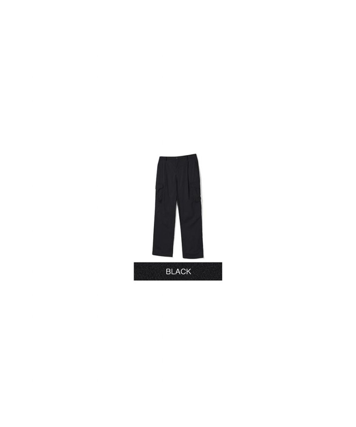 노티그(NOTIG) 코튼혼방 카고팬츠 블랙_OKW3PTLP105K1