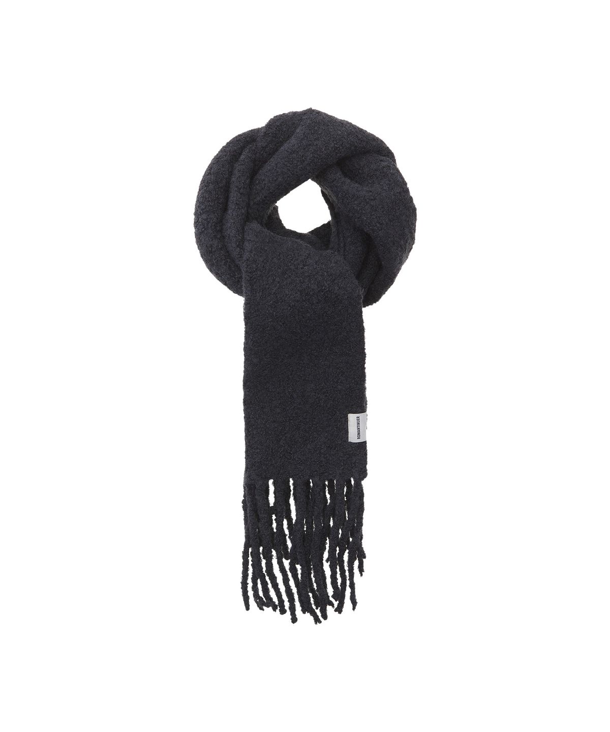 로맨티누어(ROMANTINUER) Soft Wool Muffler (Charcoal)