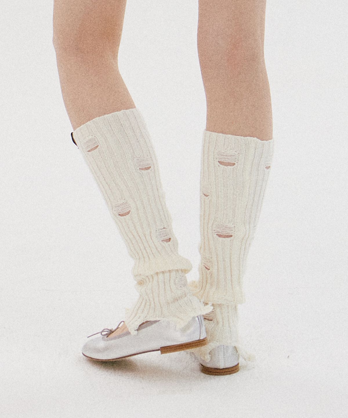 로맨티누어(ROMANTINUER) Vintage Arm Leg Warmer (Ivory)