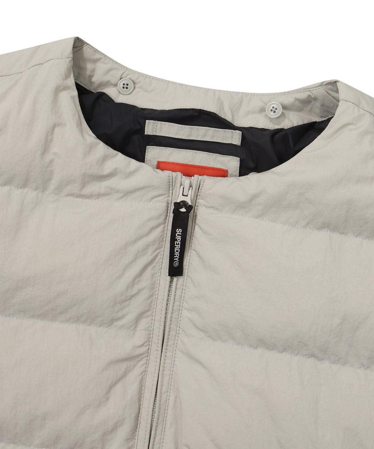 슈퍼드라이(SUPERDRY) 에센셜 후드 패딩 자켓 라이트 카키