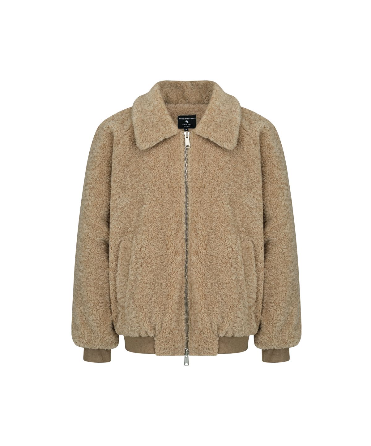 홍우성(HONGWOOSUNG) OVERSIZED 2WAY SHORT FUR JACKET_IVORY