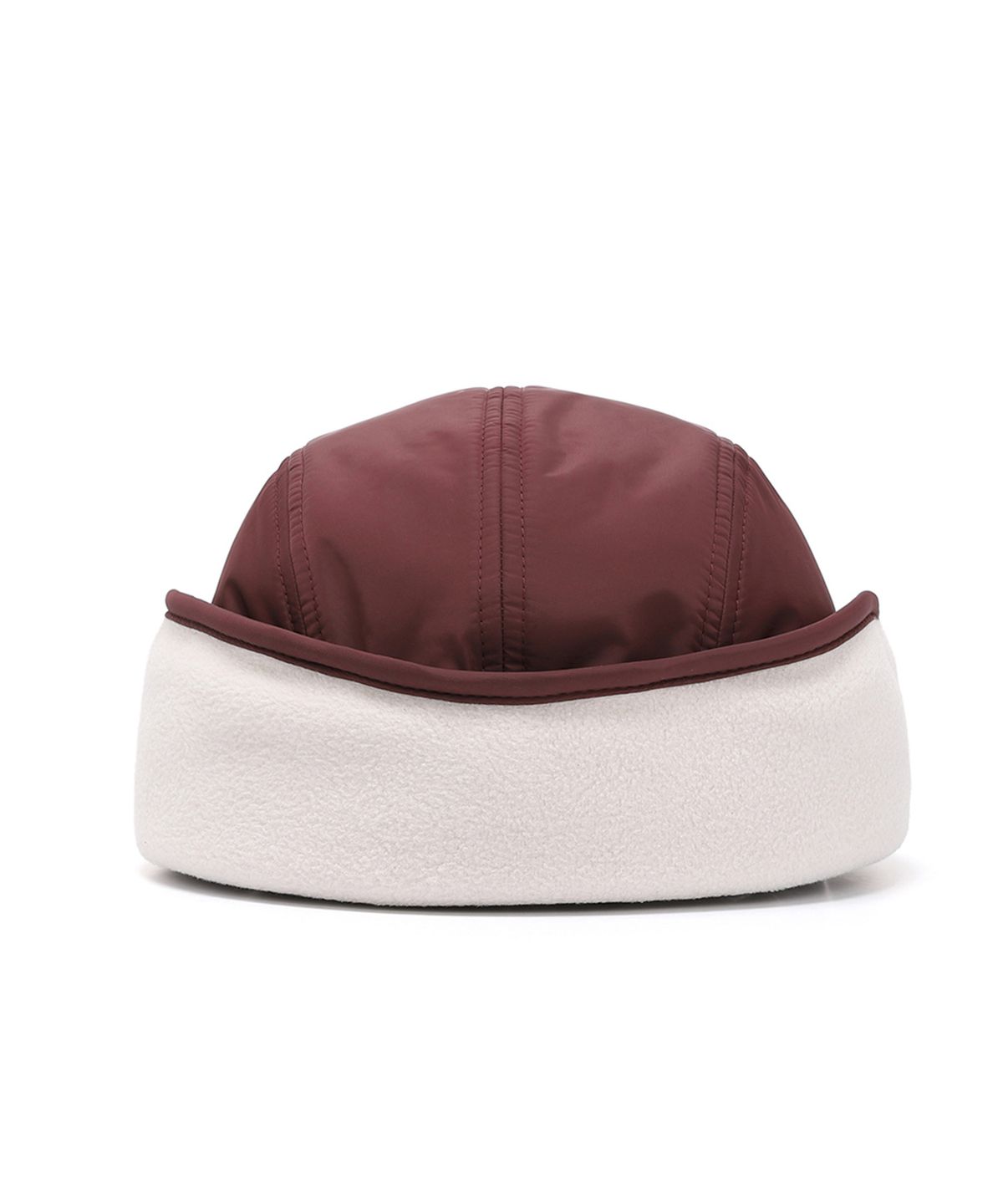 스노우피크 어패럴(SNOWPEAK APPAREL) 패딩 숏 이어플랩 캡 (S24WUFCP78) Burgundy