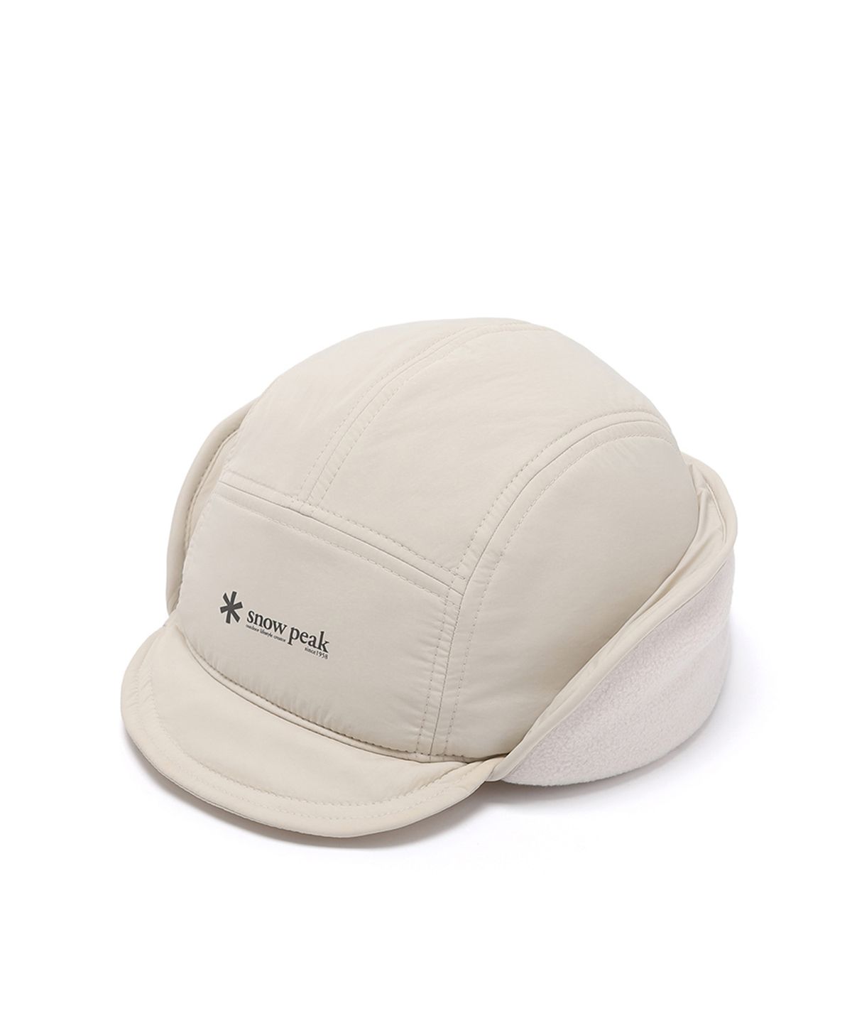 스노우피크 어패럴(SNOWPEAK APPAREL) 패딩 숏 이어플랩 캡 (S24WUFCP78) Light Beige