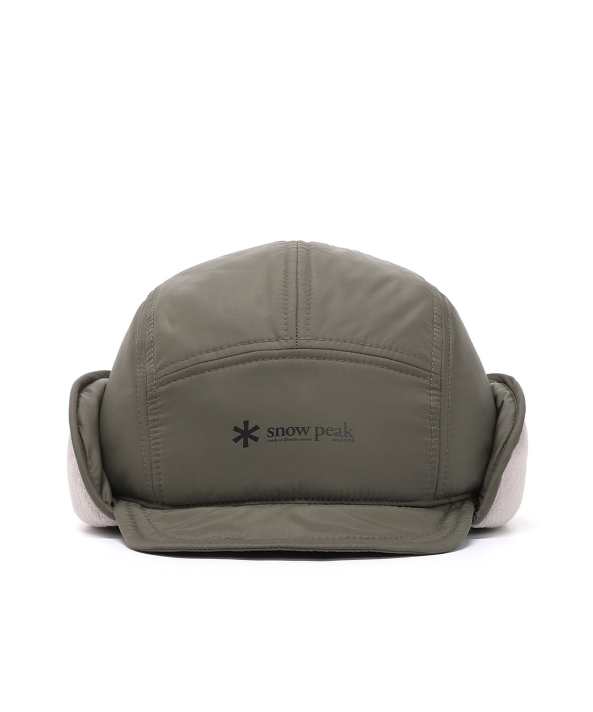 스노우피크 어패럴(SNOWPEAK APPAREL) 패딩 숏 이어플랩 캡 (S24WUFCP78) Khaki