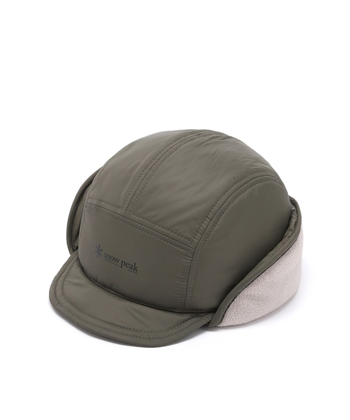 스노우피크 어패럴(SNOWPEAK APPAREL) 패딩 숏 이어플랩 캡 (S24WUFCP78) Khaki