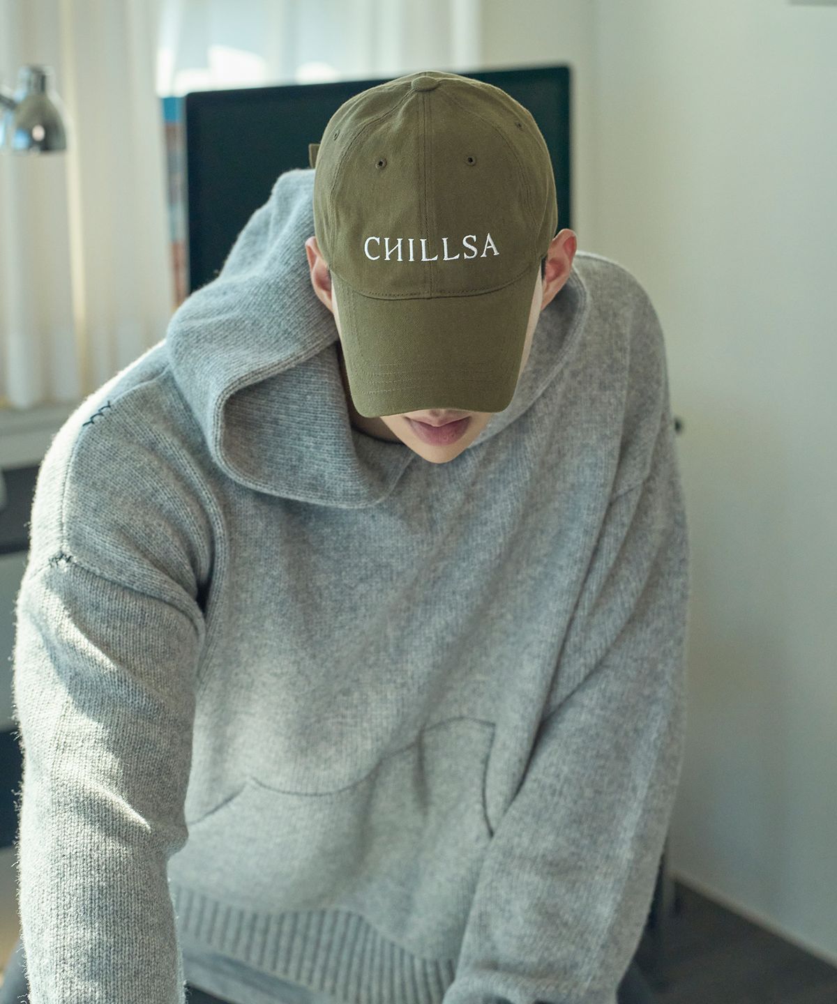 칠사(CHILLSA) PM Ball Cap_Khaki