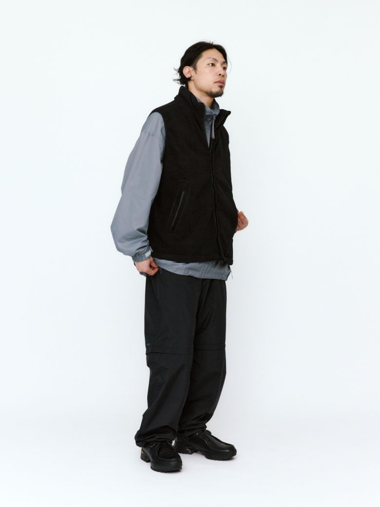 MUSINSA公式 | NEITHERS SURVIVOR FLEECE VEST (BLACK)