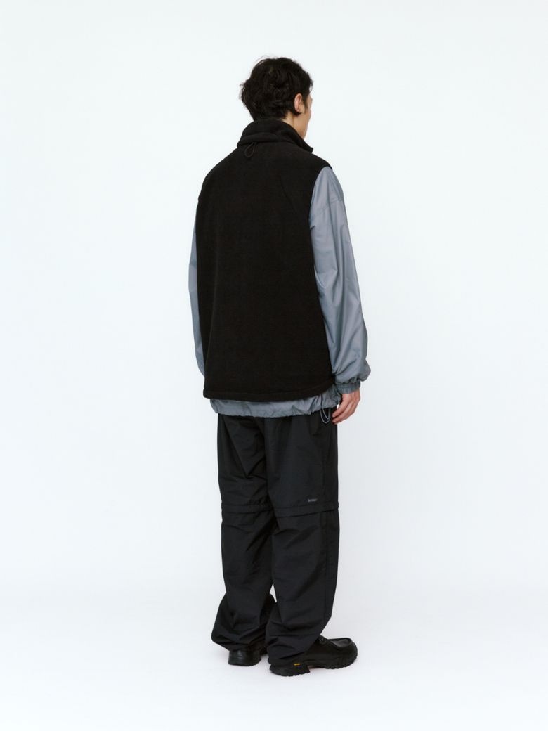 MUSINSA公式 | NEITHERS SURVIVOR FLEECE VEST (BLACK)
