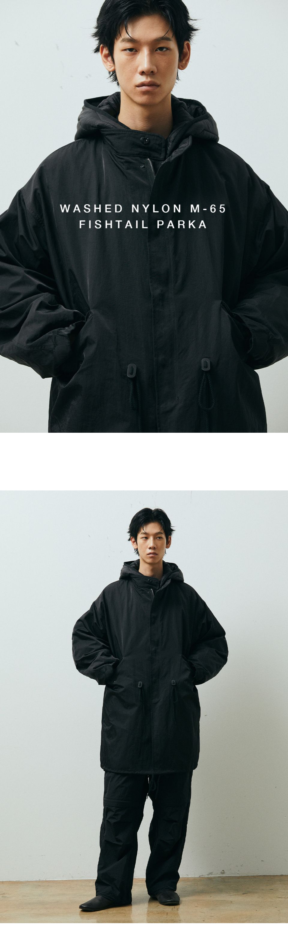 MUSINSA公式 | PUBLICFIGURE ウォッシュドナイロンEM65フィッシュ