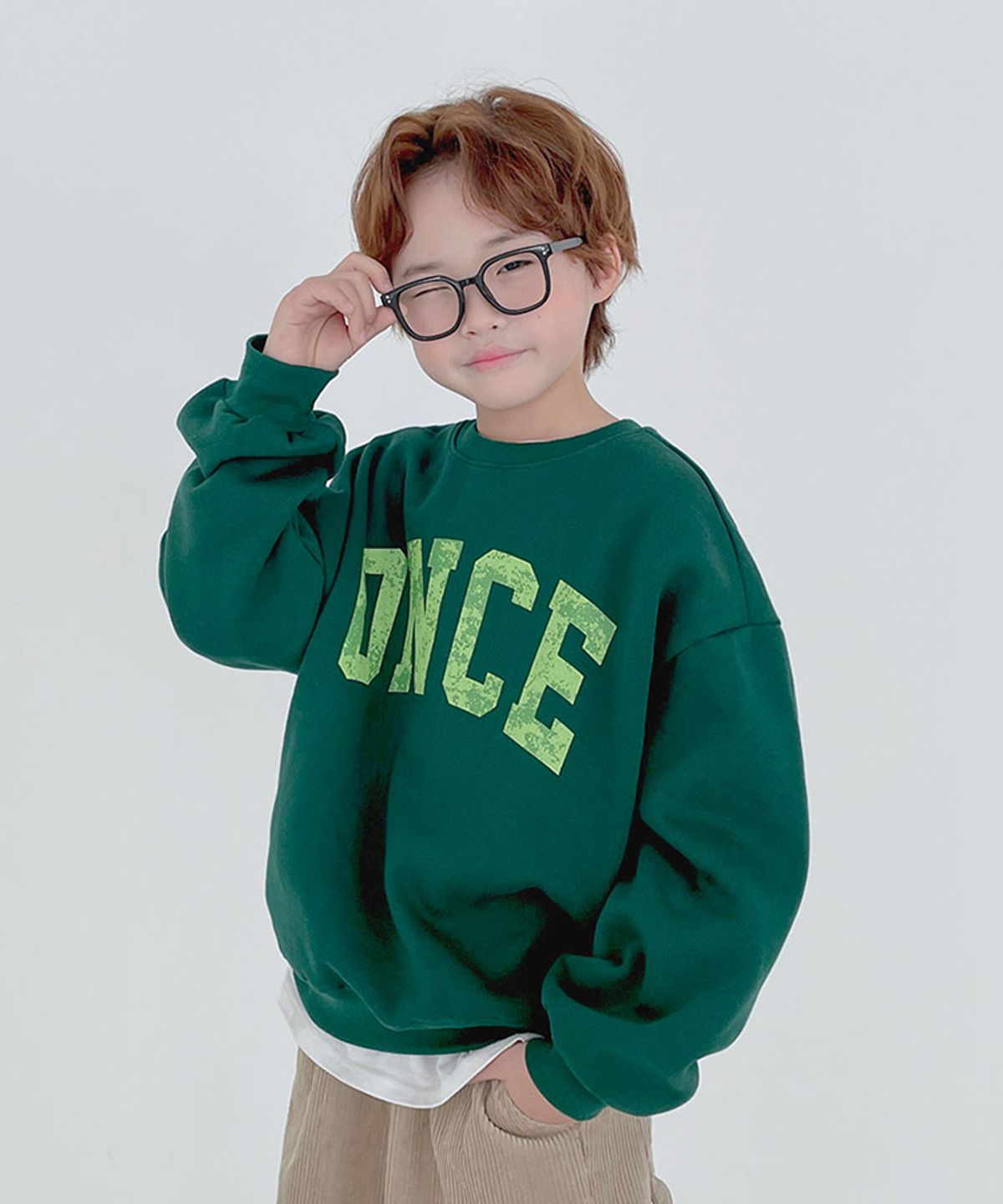 베리클로젯(BERRYCLOSET) [기모] 원스 히어로 맨투맨