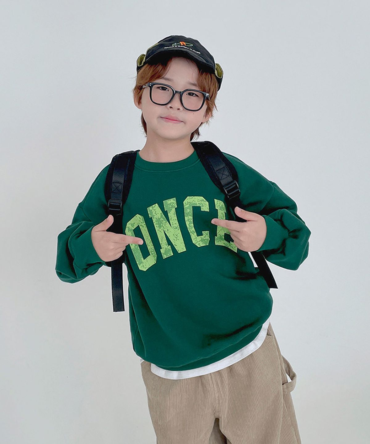 베리클로젯(BERRYCLOSET) [기모] 원스 히어로 맨투맨