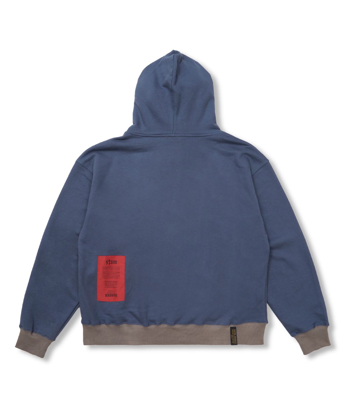 스티그마(STIGMA) Vatos Mix Oversized Hoodie Deep Blue