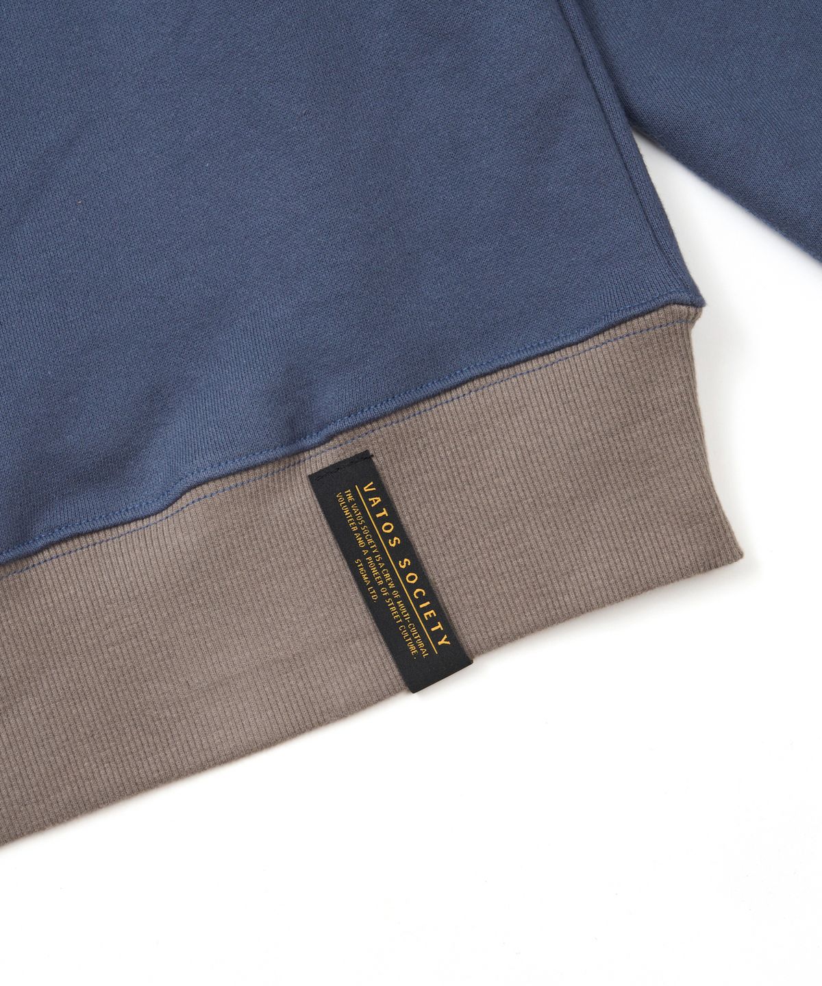 스티그마(STIGMA) Vatos Mix Oversized Hoodie Deep Blue