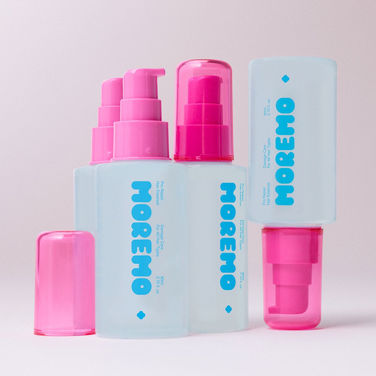 모레모(MOREMO) 모레모 프로 리페어 헤어 에센스 80ml 피오니 플로럴 향+(증정) 리커버리밤 20ML+샤쉐3종
